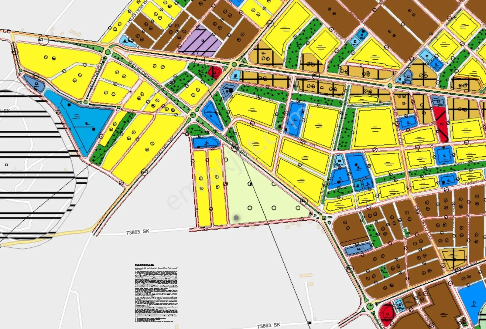 Konya Çumra Meydan Mah. 2 Kata İmarlı Satılık Arsa
