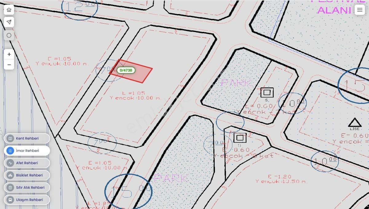 Turyaptan Söğütlü Merkezde 370m2 Satılık İmarlı Arsa - Görsel 20