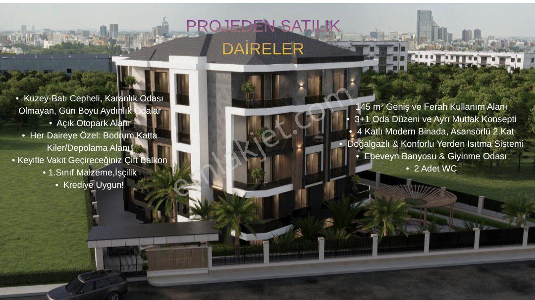 Nazilli Yeşil Mahalle'nin Göbeğinde Lüks Projeden Satılık 3+1 Daireler!