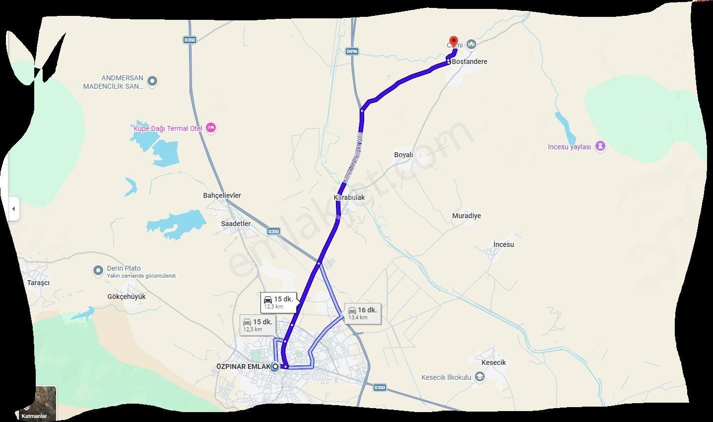 Özpınar,dan Kanal Kıyısı Yolu,suyu Olan Bahçe İçin Tarla 419 M2 - Görsel 18