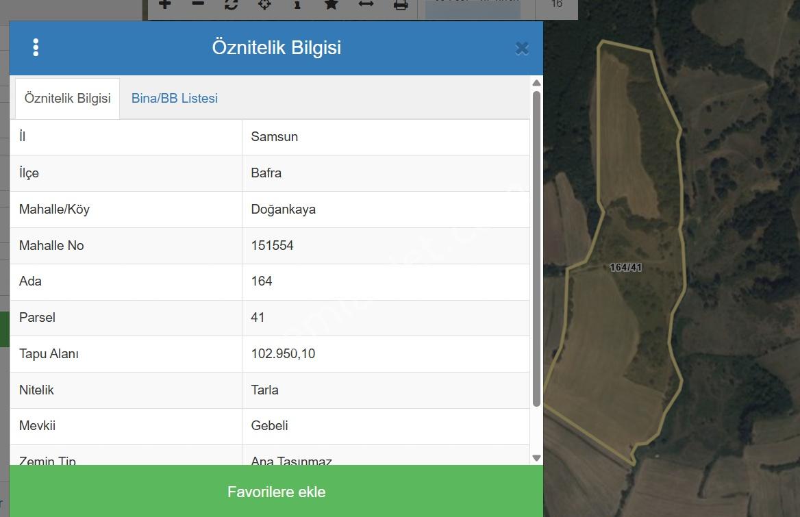 Bafra Doğankaya'da Satılık 105.260 M² Tarla Akgün Kurumsaldan - Görsel 2