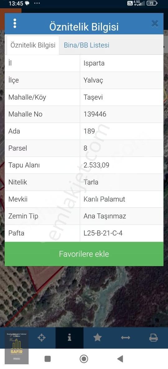 Yalvaç Taşevi'nde Eğirdir Gölü'ne Sıfır Satılık Kayısı Bahçesi - Görsel 7