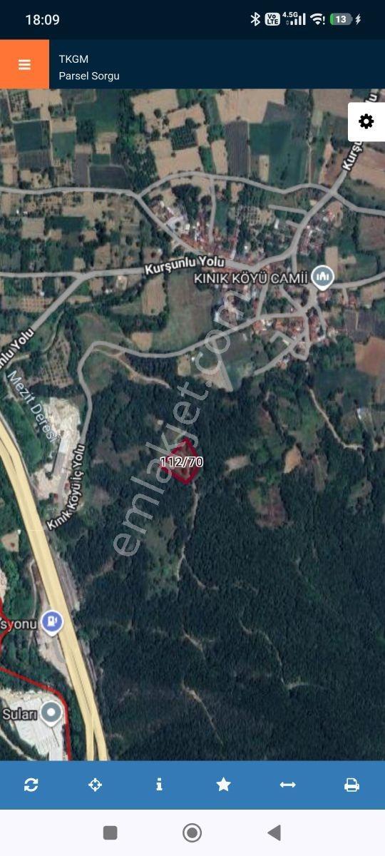 Kınıkta Yatırım Fırsatı 3.100 M² Hobi Bahçesine Uygun Arazi - Görsel 4