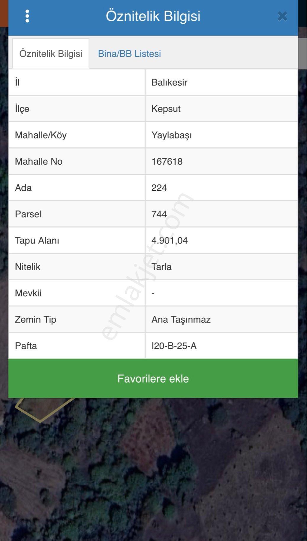 Balcity - Kepsut Yaylabaşın'da Resmi Yola Cepheli Satılık 4.901 M² Tarla - Görsel 4