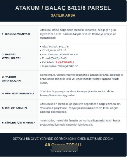 Atakum Türkiş Merkezde Satılık Köşe Parsel Arsa ! - Görsel 6