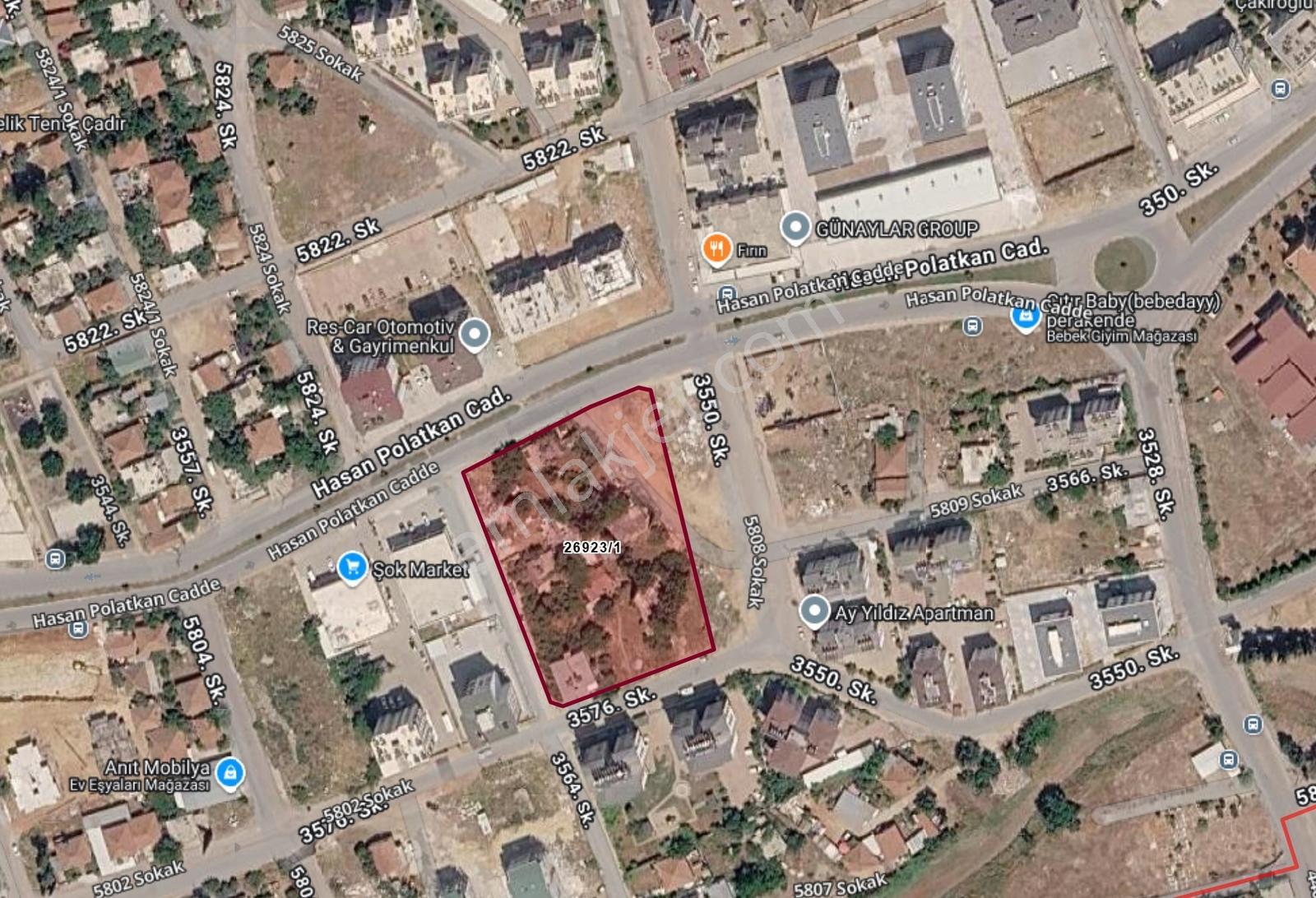 Baraj Mahalle'sinde Anayolda 4 Tarafı Yol 1306m² Ticari+konut - Görsel 4