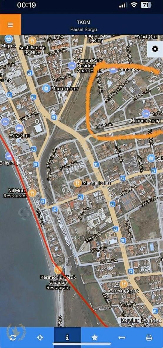Fethiye'nin Kalbi Çalış'da 1000mt 3villa Olur Kupon Arsa Satılık - Görsel 10