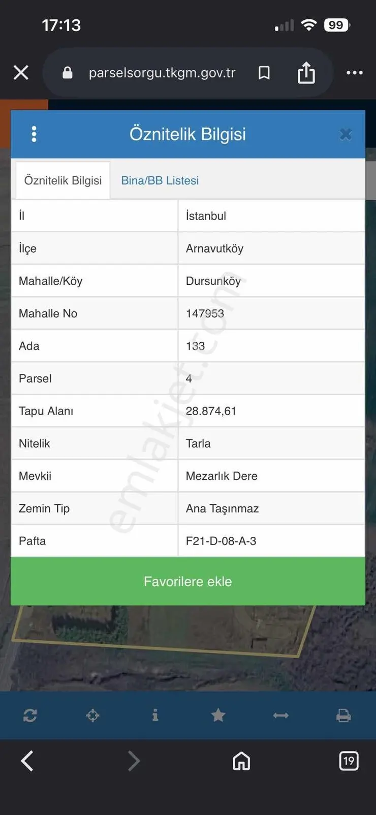 Arnavutköy Dursunköyde Yenişehir Planı İçinde Satılık 295m2arsa - Görsel 7