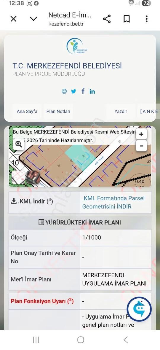 Merkezi Lokasyonlara Yakın 400 M2 Fırsat Arsa - Görsel 2