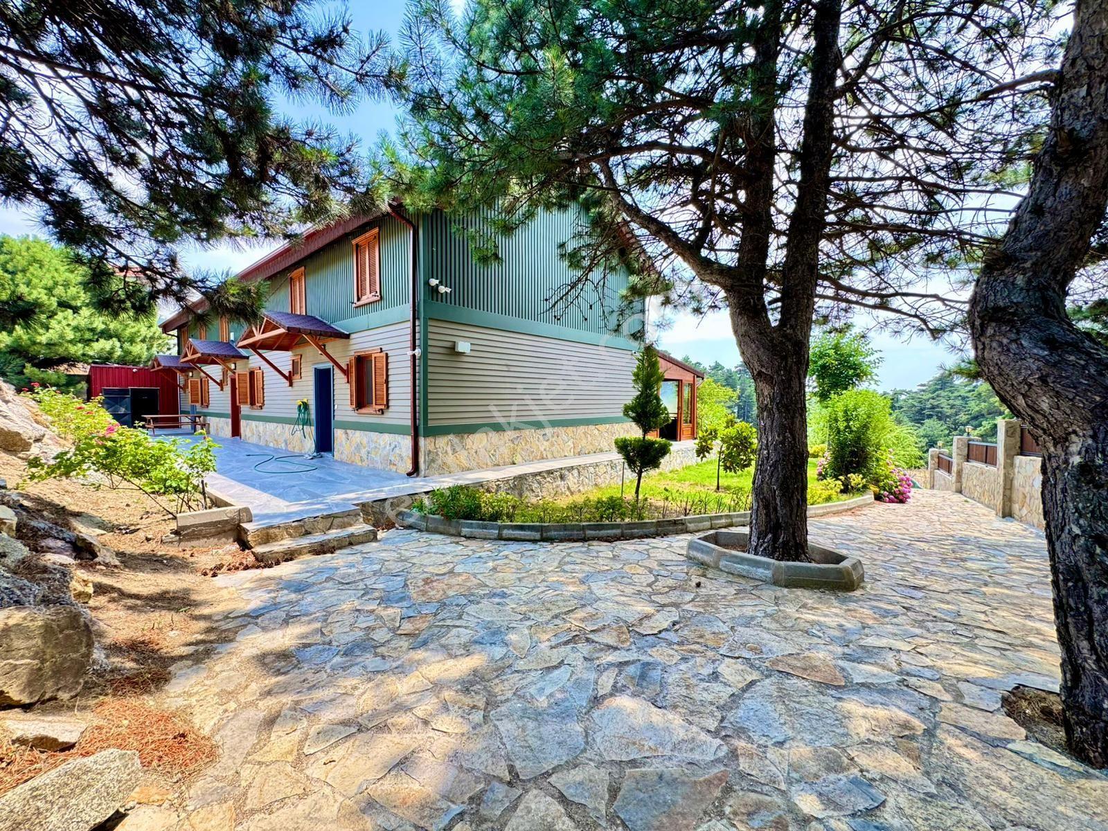 Gümüş'den 2665 M2 Arsa İçerisinde 3 Adet Havuzlu Villa - Dağ Evi - Görsel 26