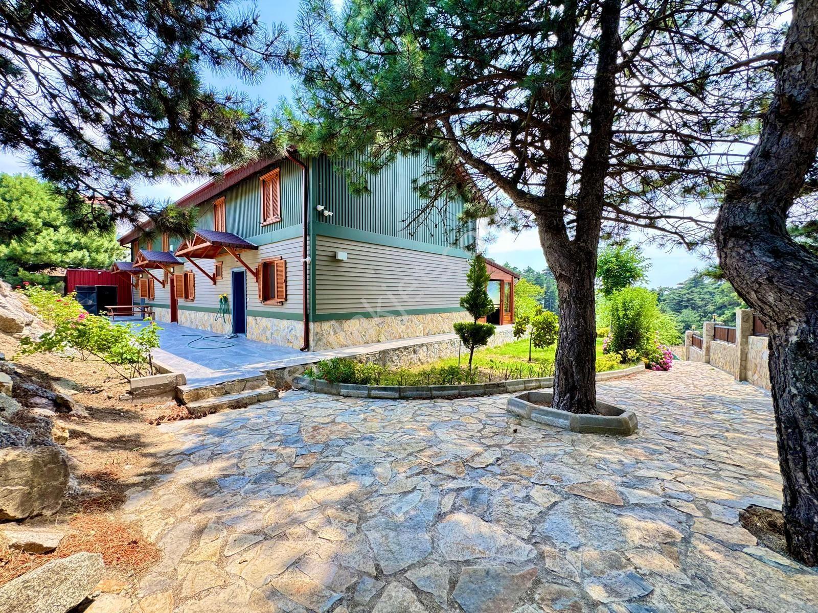 Gümüş'den 2665 M2 Arsa İçerisinde 3 Adet Havuzlu Villa - Dağ Evi - Görsel 33