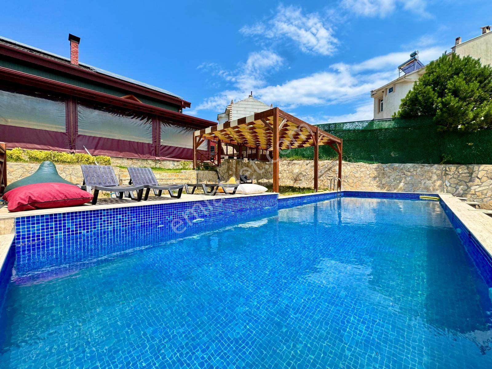 Gümüş'den 2665 M2 Arsa İçerisinde 3 Adet Havuzlu Villa - Dağ Evi - Görsel 8