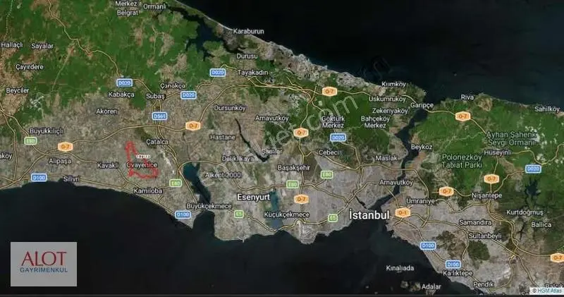 Çatalca Ovayenicede Çiftlikler Bölgesinde Yatırımlık Tarla - Görsel 5
