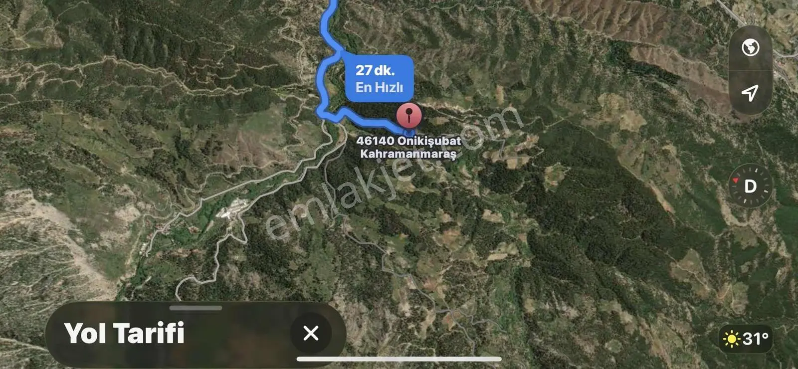 Germenıcıa'dan Fırnız'ın Üst Tarafında Satılık Tarla - Görsel 2