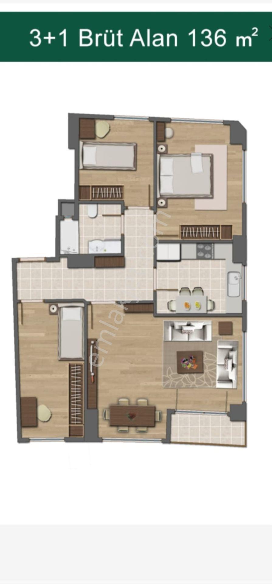 Flora Delux 'de Deniz Manzaralı Balkon'lu Satılık 3+1 Site Dairesi - Görsel 35
