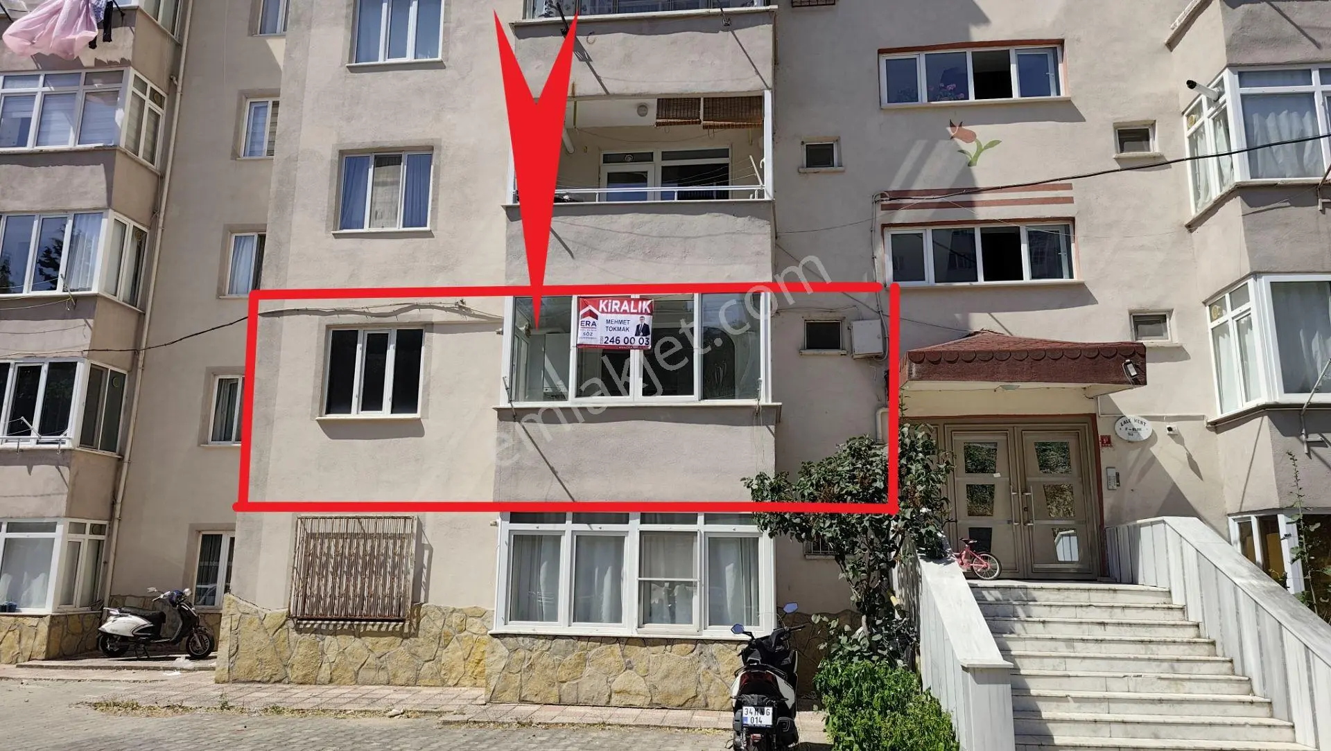 Era Söz Gayrimenkul’den Adnan Menderes Mahallesi’nde Kiralık 3+1 Ara Kat Daire