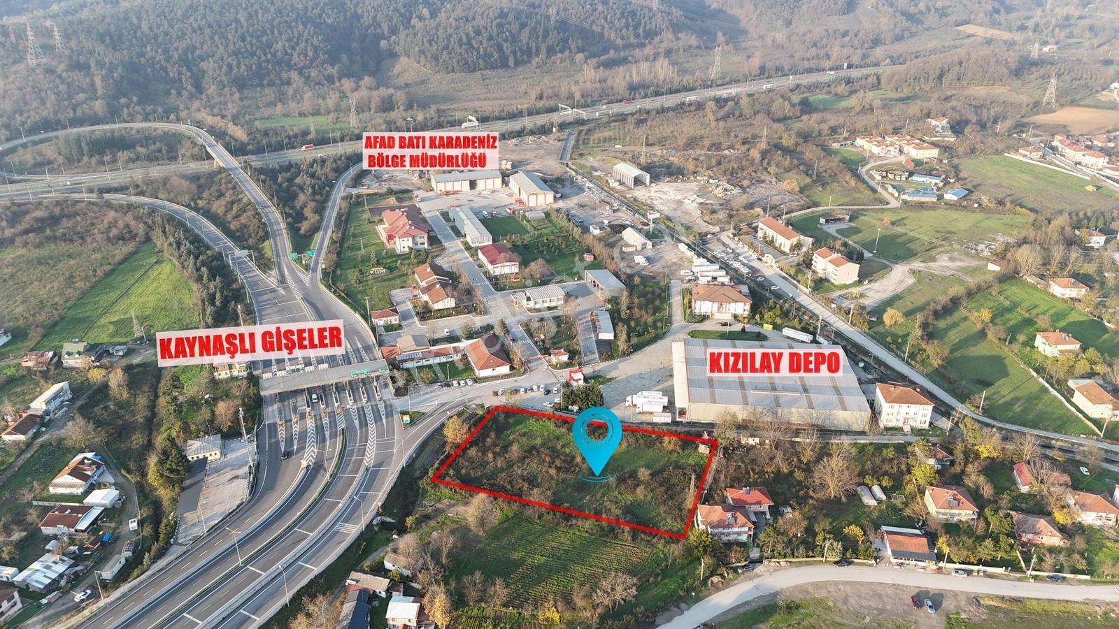 Kw Metsa'dan Kaynaşlı Gişelerde 4070m² Satılık Ticari Arsa