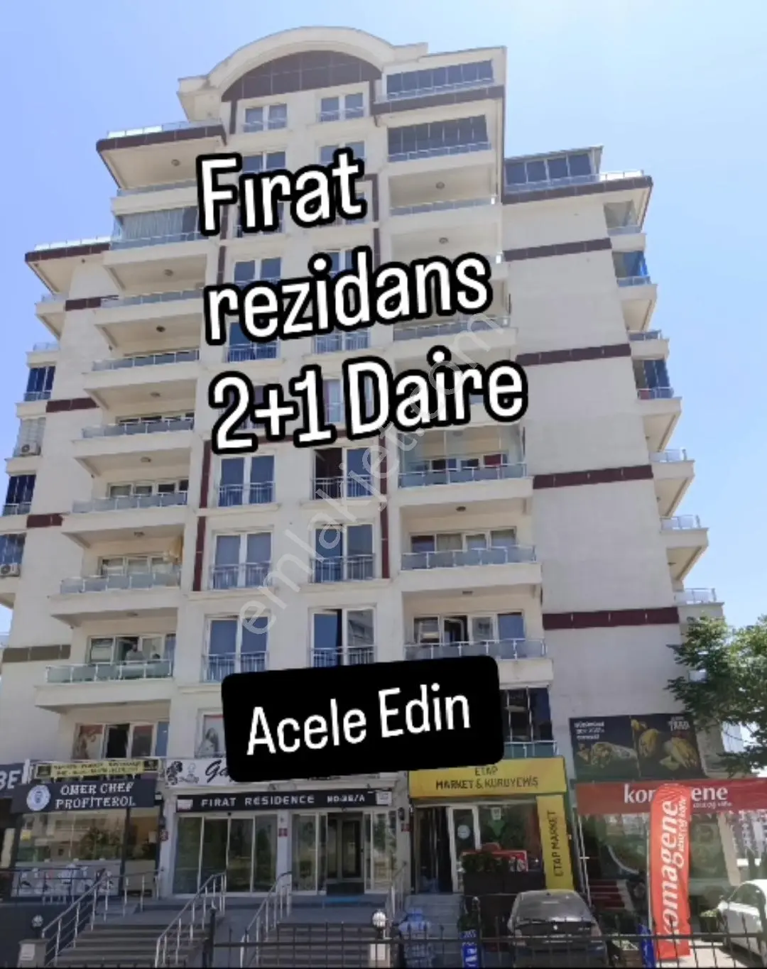 Altay Mahallesi, Fırat Residans, 2+1, Eşyalı, Merkezi Konum