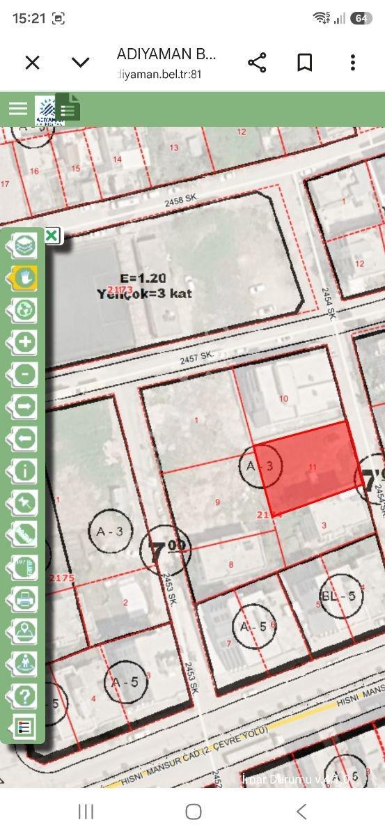 Hakevden Kayalık Mahallesi Satılık 525 M2 Arsa