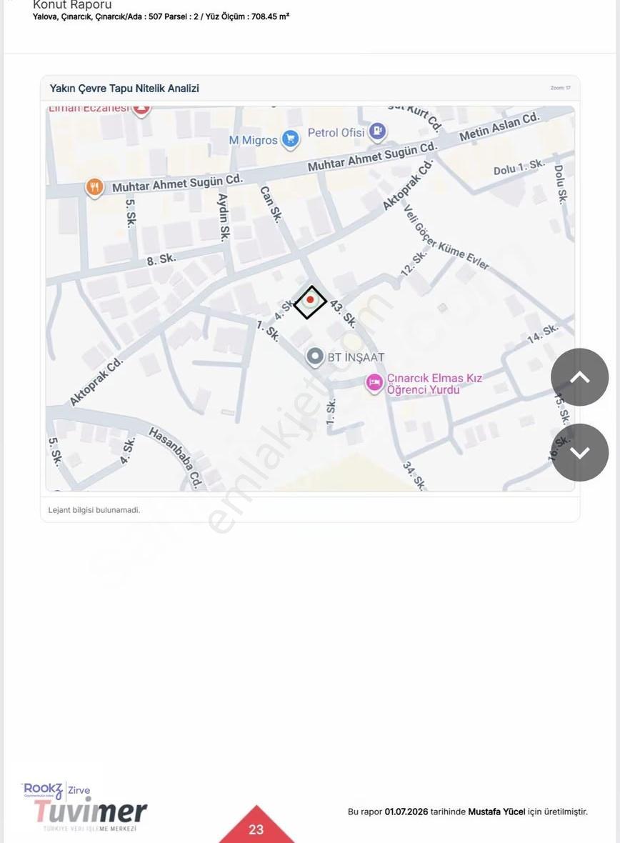 Yalova Çınarcık Merkez'de Satılık Dubleks Daire - Görsel 11