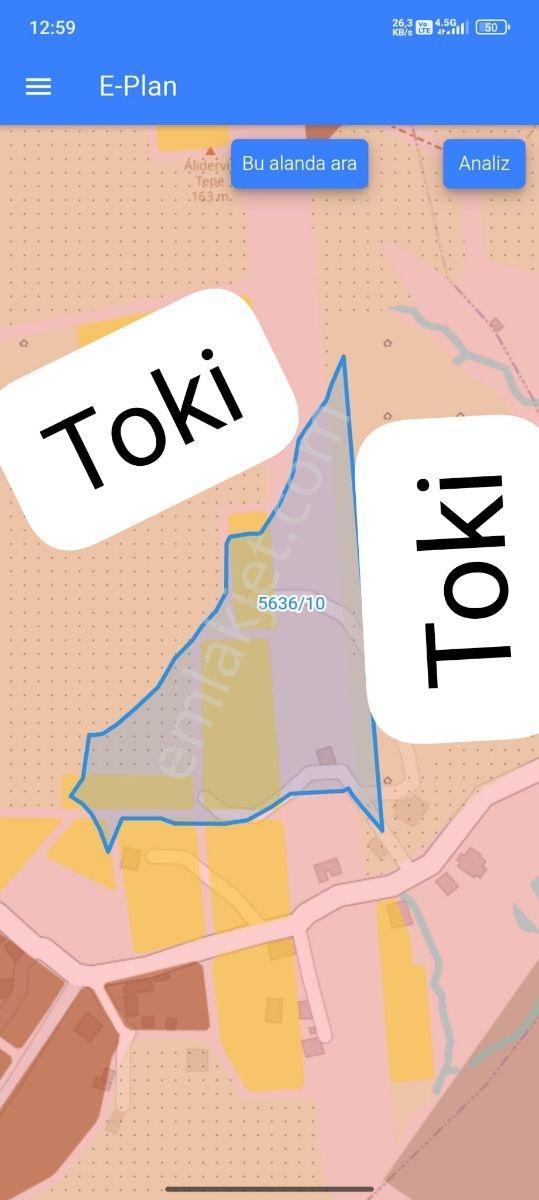Hüseyinli Toki Bitişiğinde Satılık İmarlı Tarla - Görsel 4