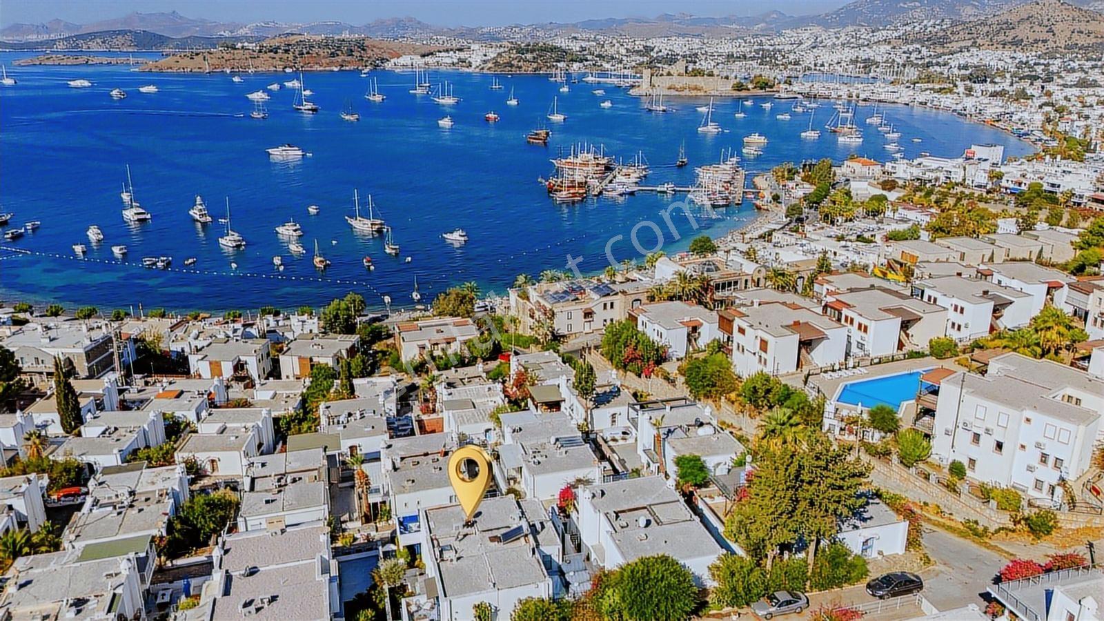 Bodrum Kumbahçe'de Satılık Marina, Kale Ve Kos Manzaralı Villa - Görsel 9