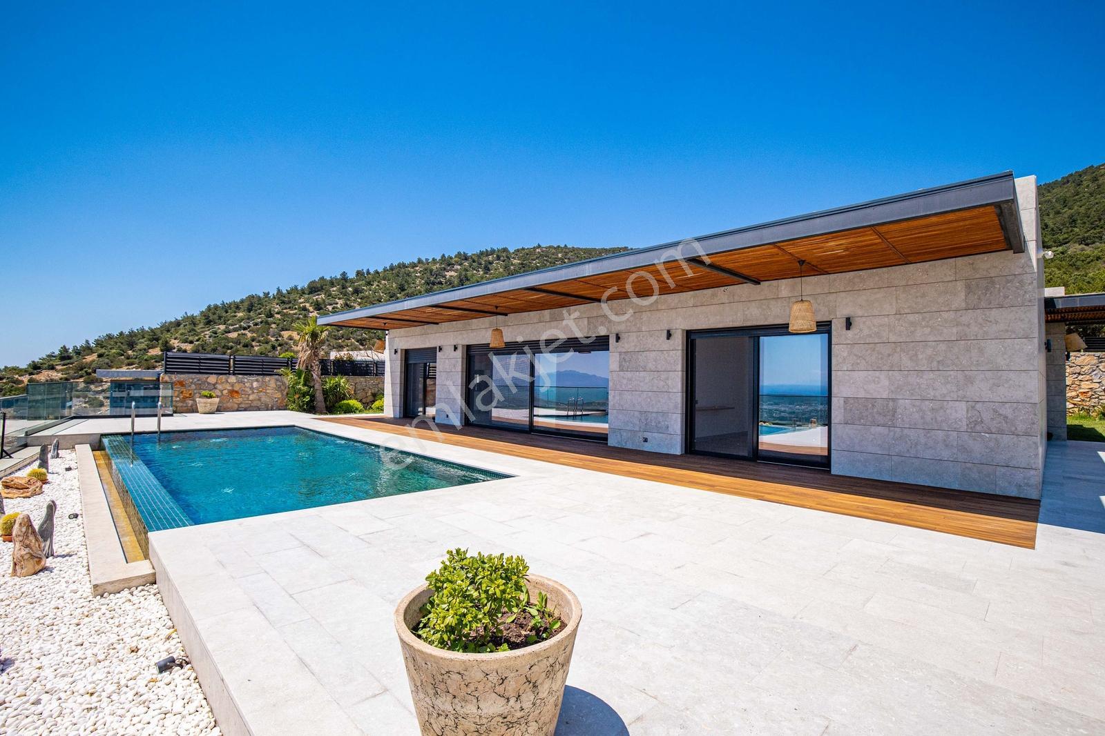 Bodrum Konacık Tek Kat Lüks Villa Müstakil Havuz Ve Manzara - Görsel 38