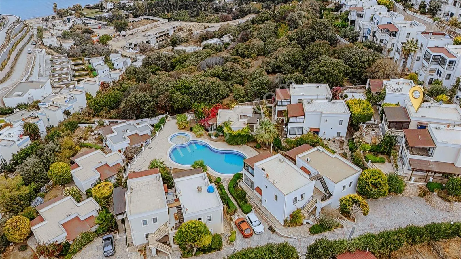 Gümüşlük Jasmine Residence'da! 80 M² Özel Teraslı, Şömineli 2+1 - Görsel 19