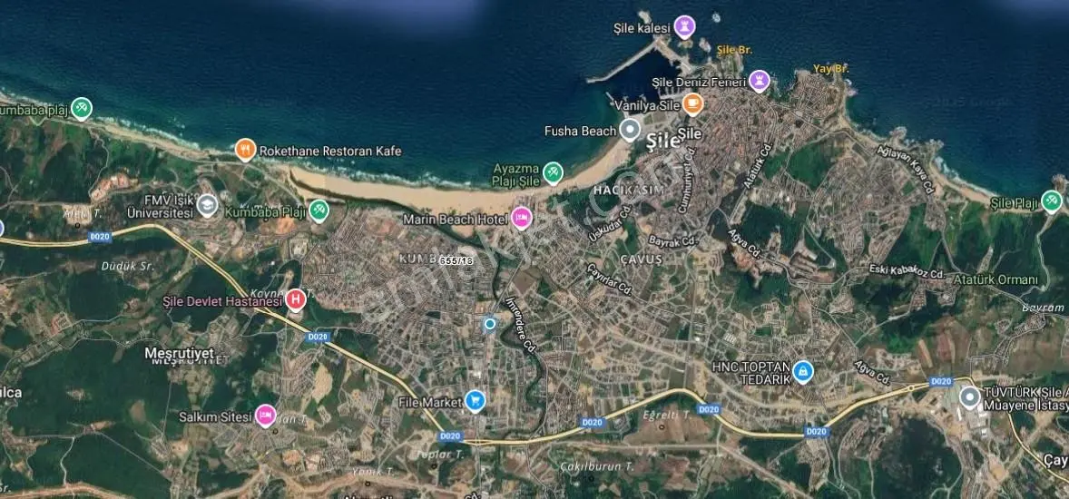 Kumbaba Da Denize Ve Plaja Çok Yakın 450m2 Satılık Villa Arsası - Görsel 2