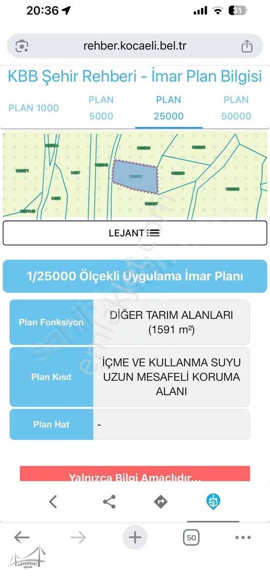 Köprübaşı Emlaktan Satılık Çamdibi Köyünde %5 İmarlı Arsa - Görsel 2