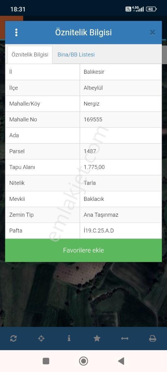 Balıkesir Nergiz Mahallesinde Fırsat Arazi - Görsel 2