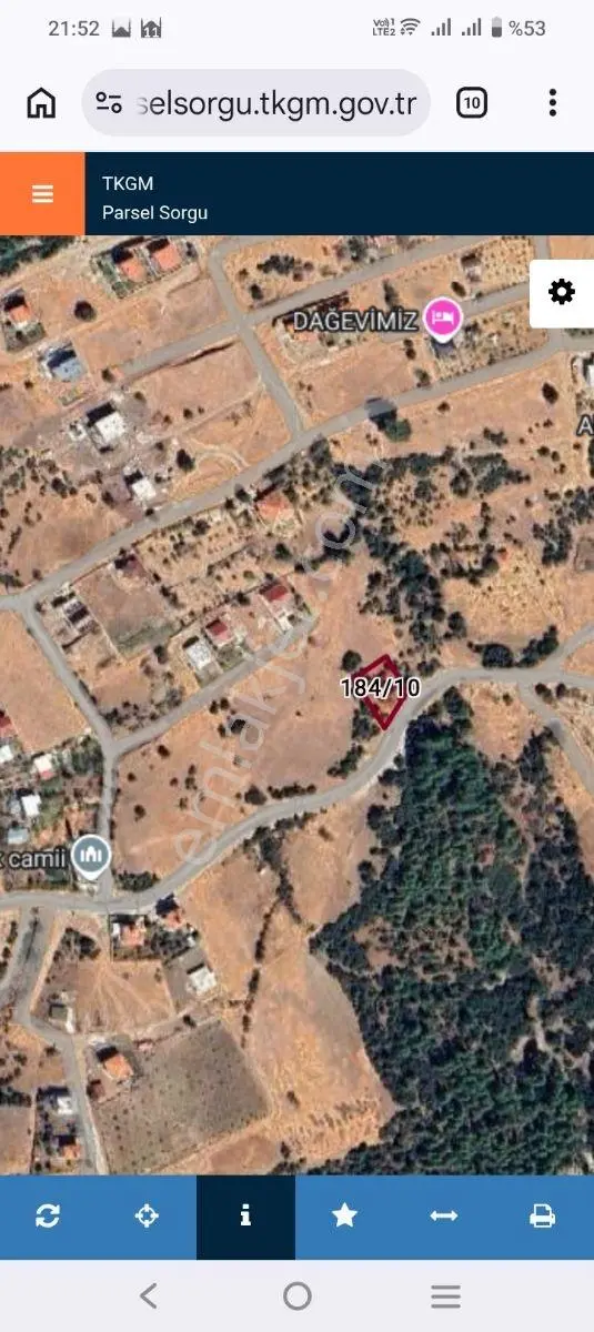 Antalya Bayatbadem Korucak Satılık 600 M2 Villa Arsası - Görsel 2