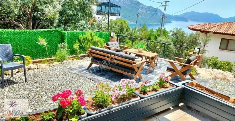 Marmaris Sögüt'te Harika Deniz Manzarasına Sahip Müstakil Ev - Görsel 4