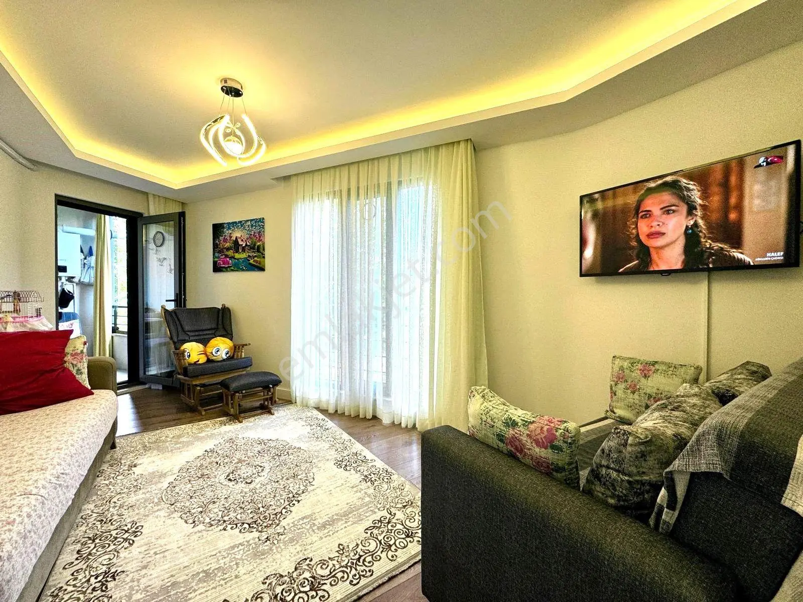 𝄞melodi'den Akçay Merkez'de Doğa Manzaralı Ayrı Mutfaklı Ön Cephe Ara Kat 1+1 Daire - Görsel 4