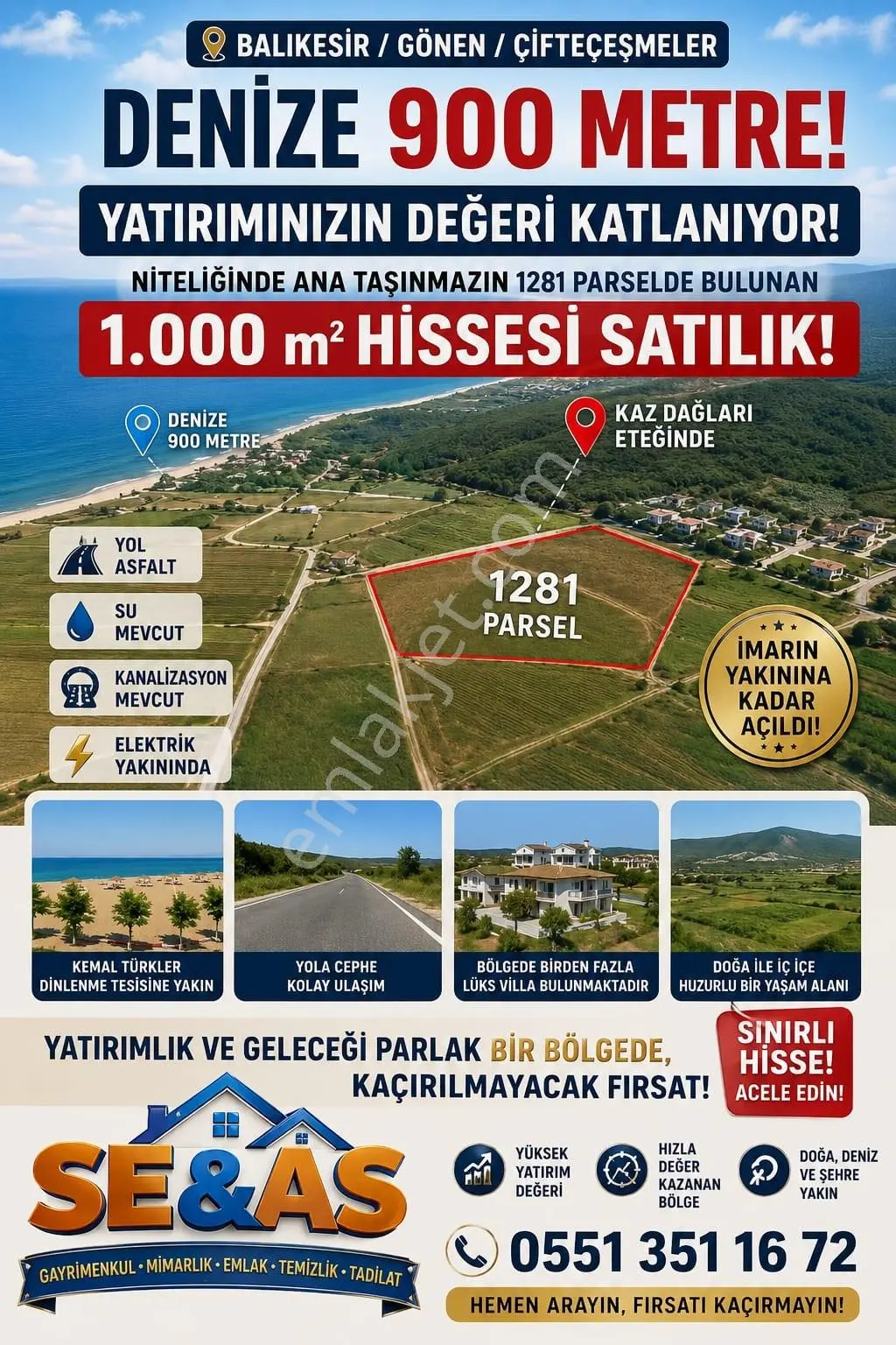 Se&as Exclusıve: Gönen Çifteçeşmelerde Denize Yakın Arazi - Görsel 20