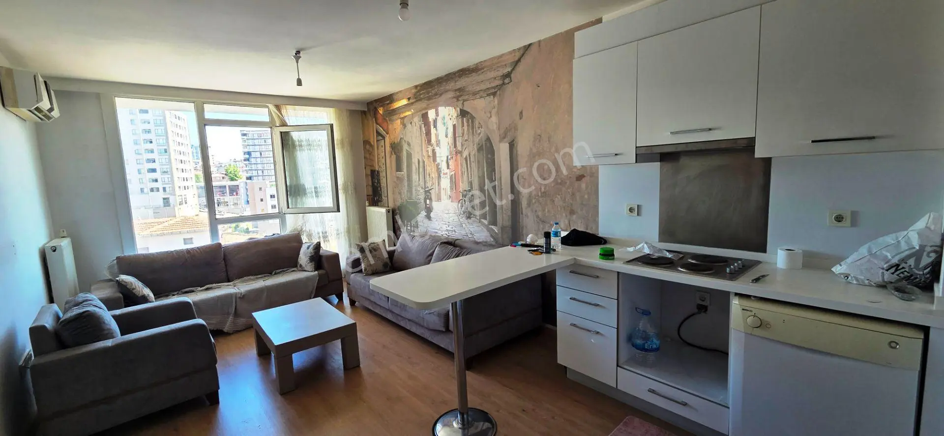Dumankaya Güney Kampüs 60m2 Mobilyalı Beyaz Eşyalı Kiralık 1+1 - Görsel 5