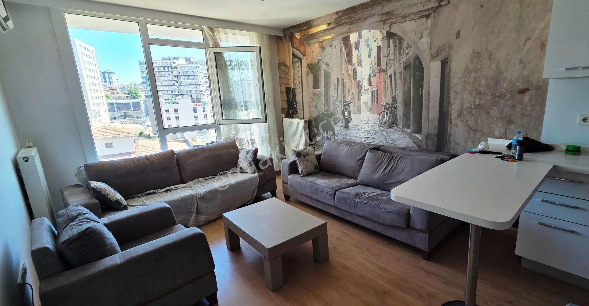 Dumankaya Güney Kampüs 60m2 Mobilyalı Beyaz Eşyalı Kiralık 1+1 - Görsel 3