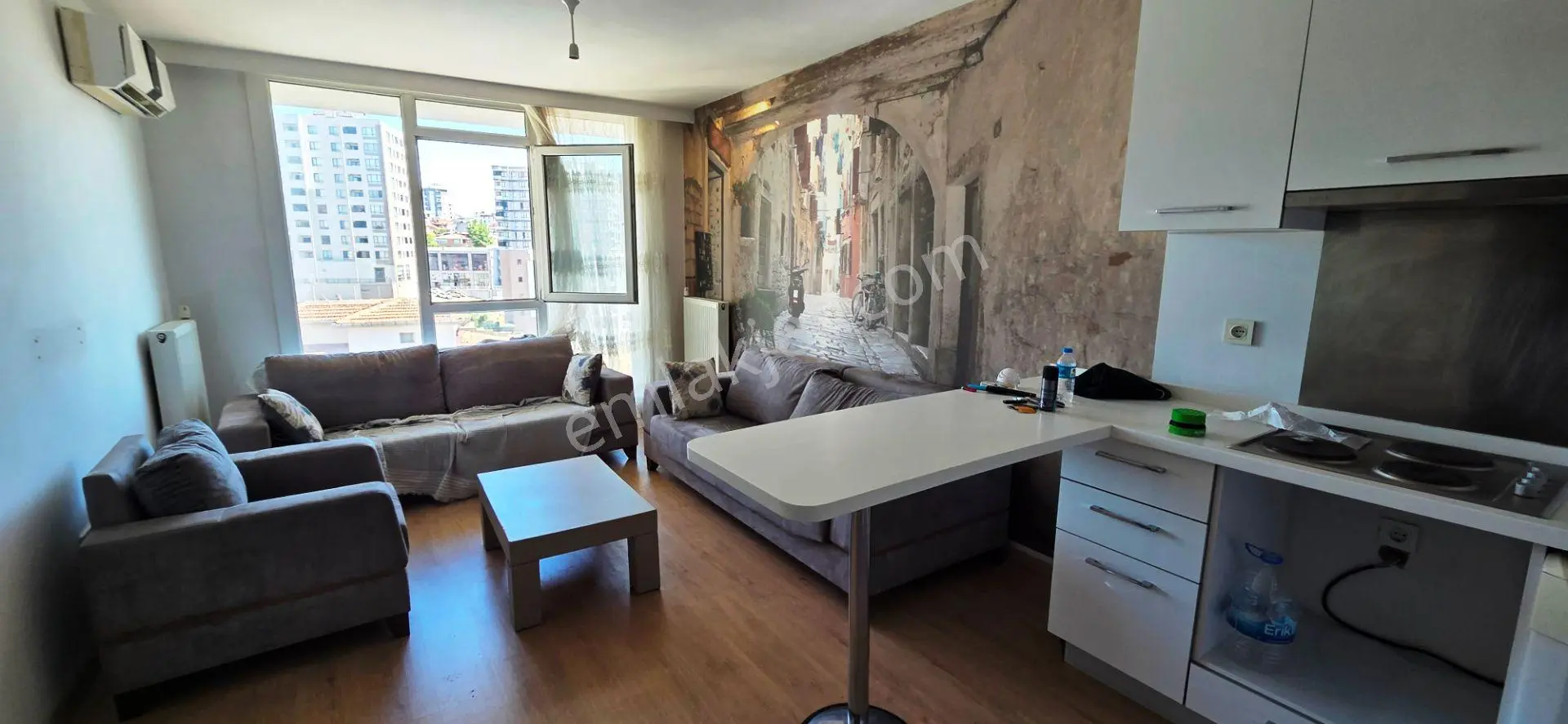 Dumankaya Güney Kampüs 60m2 Mobilyalı Beyaz Eşyalı Kiralık 1+1 - Görsel 4