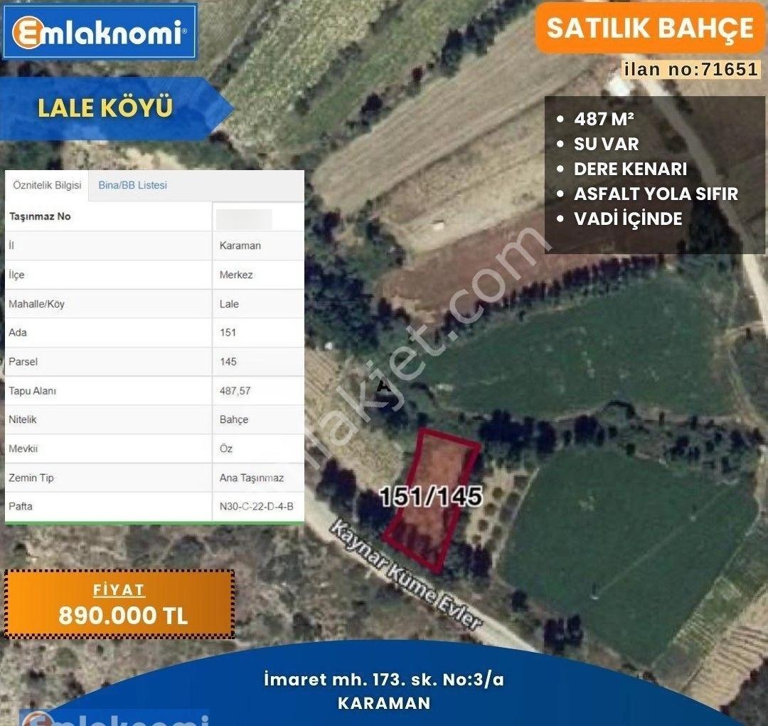Emlaknomi'den Lale Köyünde Satılık Bahçe