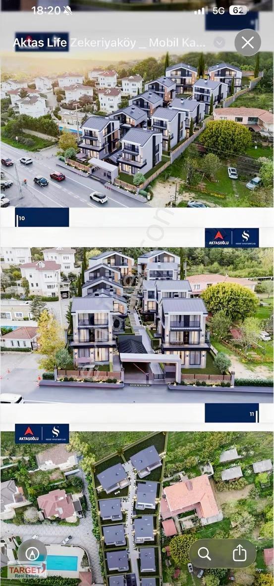 Yeni Projesine Başlanan Müstakil Villar
