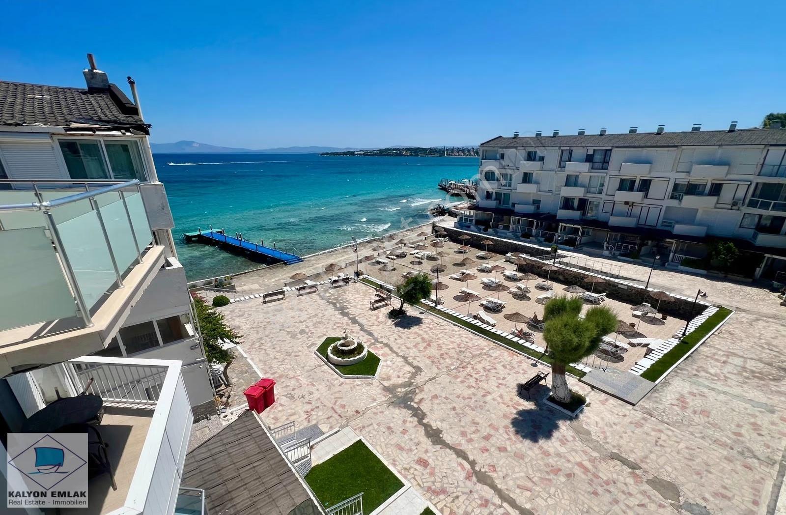 Boyalık Koyu'nda Denize Sıfır Sitede Deniz Manzaralı 2+1 Daire - Görsel 8