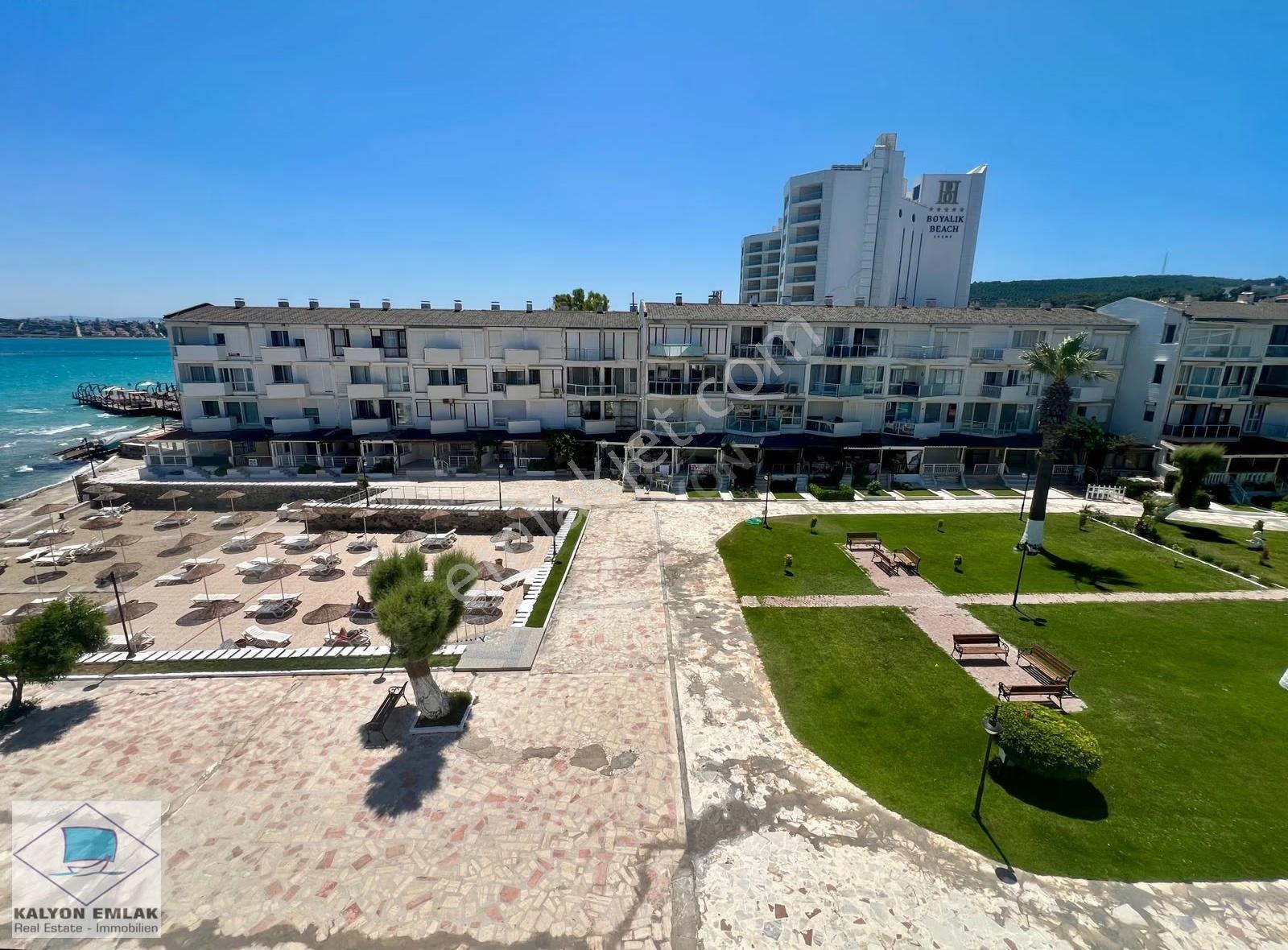 Boyalık Koyu'nda Denize Sıfır Sitede Deniz Manzaralı 2+1 Daire - Görsel 15