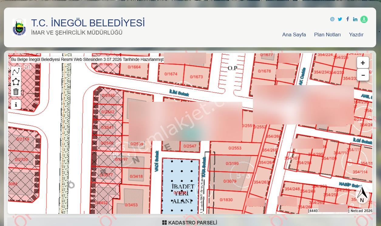 Ulucan'dan İnegöl Alanyurt'ta Satılık Mükemmel Konumda Arsa - Görsel 4
