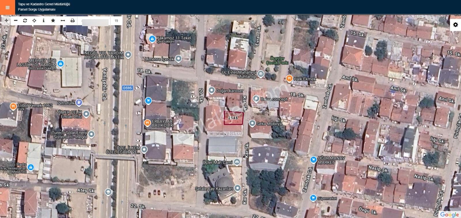 Ulucan'dan İnegöl Alanyurt'ta Satılık Mükemmel Konumda Arsa - Görsel 3
