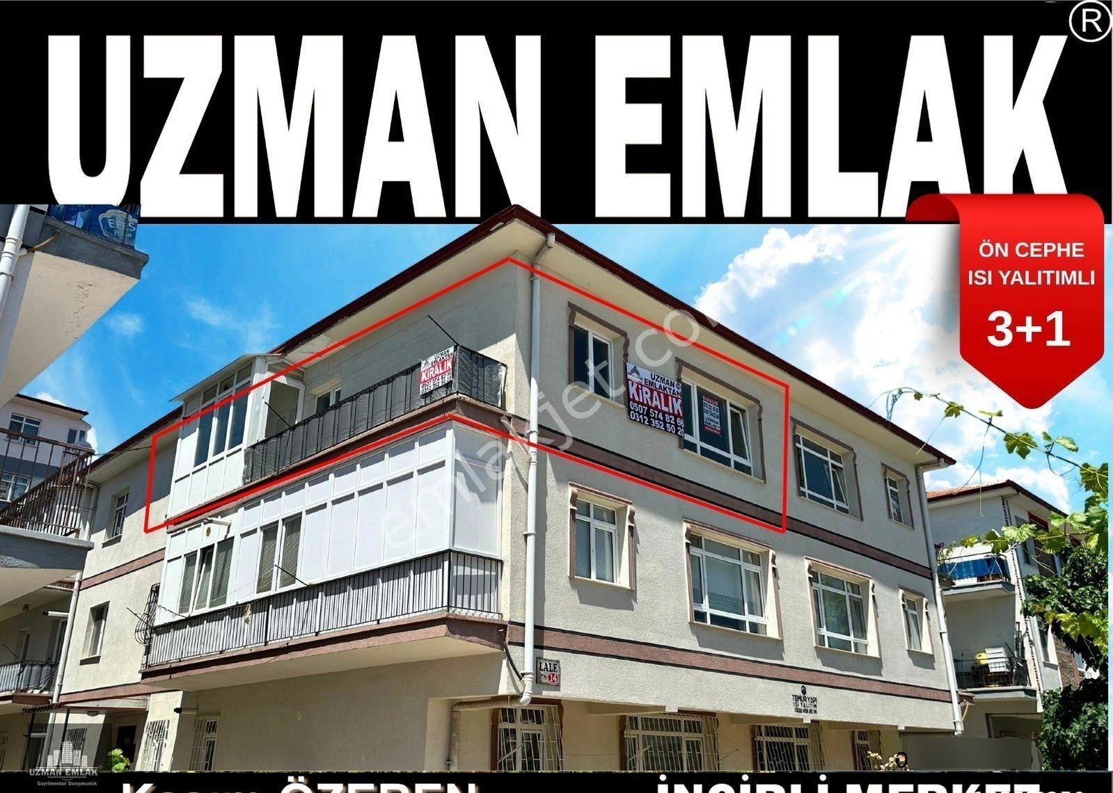 (sadece Memur) Uzman Emlak Ofisinden İncirli Mh.de Katta Ön Cephe Isı Yalıtımlı 3+1 Daire