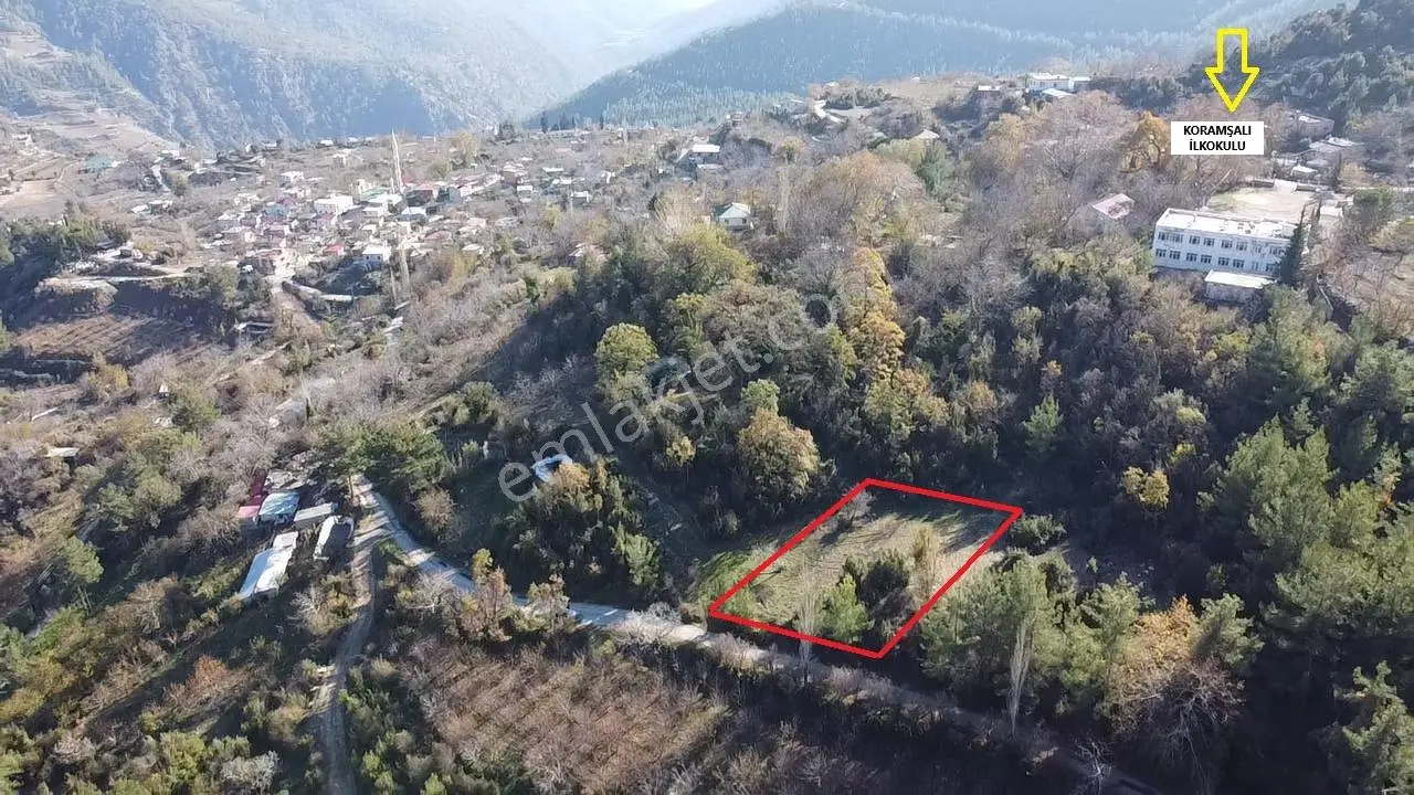 Erdemli Koramşalı (saklı Şelale) Arsa Nitelikli Villa Yeri