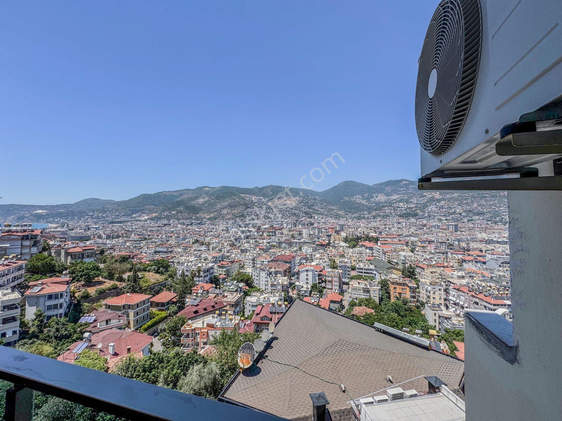 Alanya Kale De Satılık 3+1 Amerikan Mutfak Şehir Manzaralı Lüks Dizaynlı Daire - Görsel 16