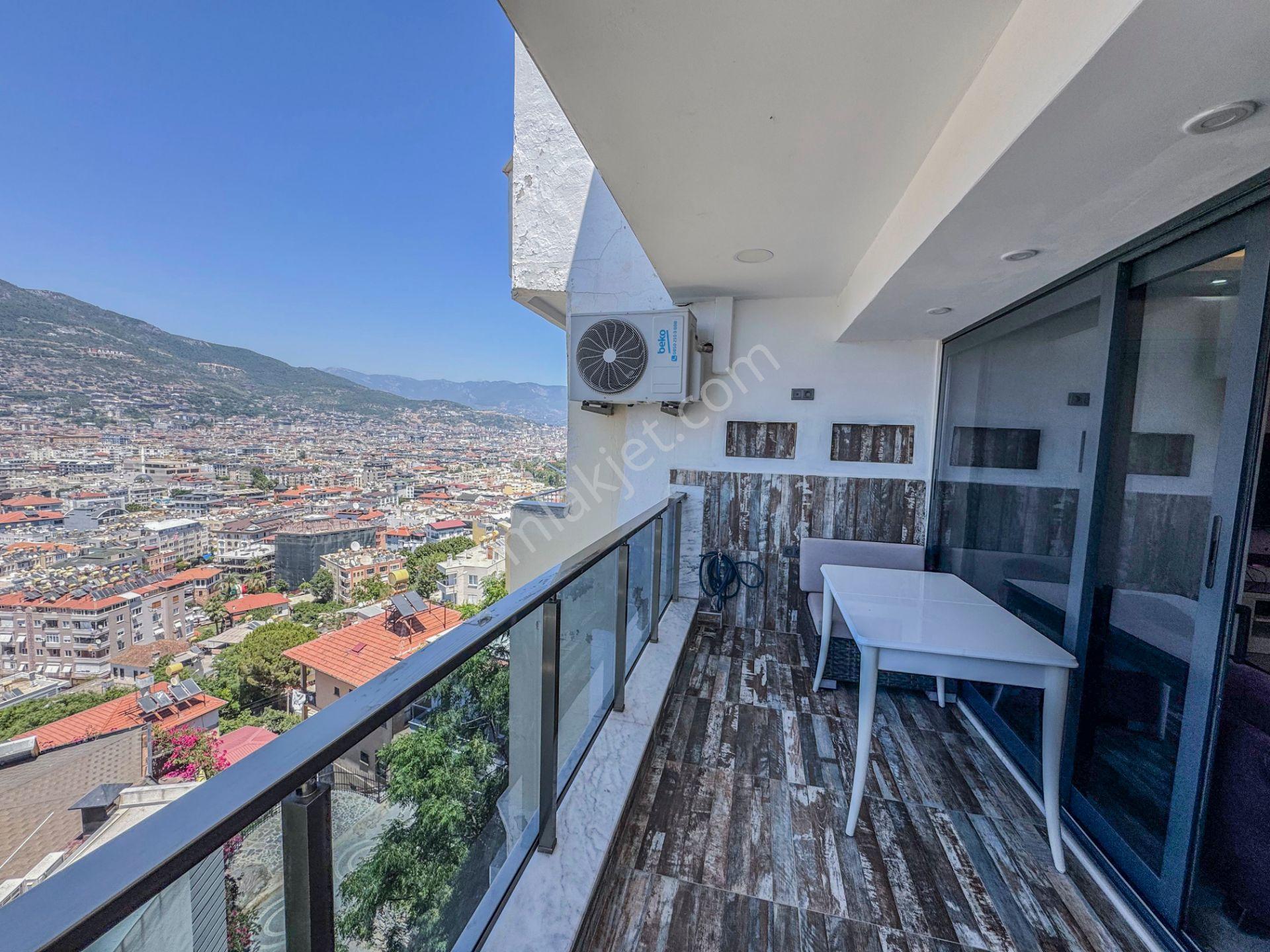 Alanya Kale De Satılık 3+1 Amerikan Mutfak Şehir Manzaralı Lüks Dizaynlı Daire - Görsel 14