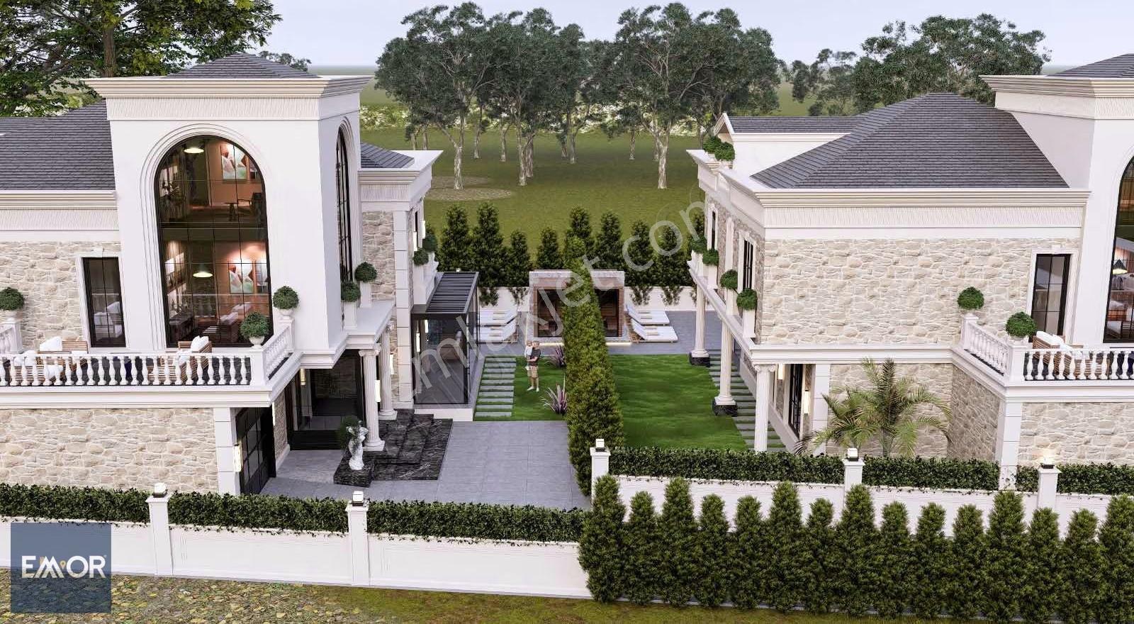 Turnasuyunda Havuzlu Ve Asansörlü Çift Villa Projeli 1253m² Arsa - Görsel 5