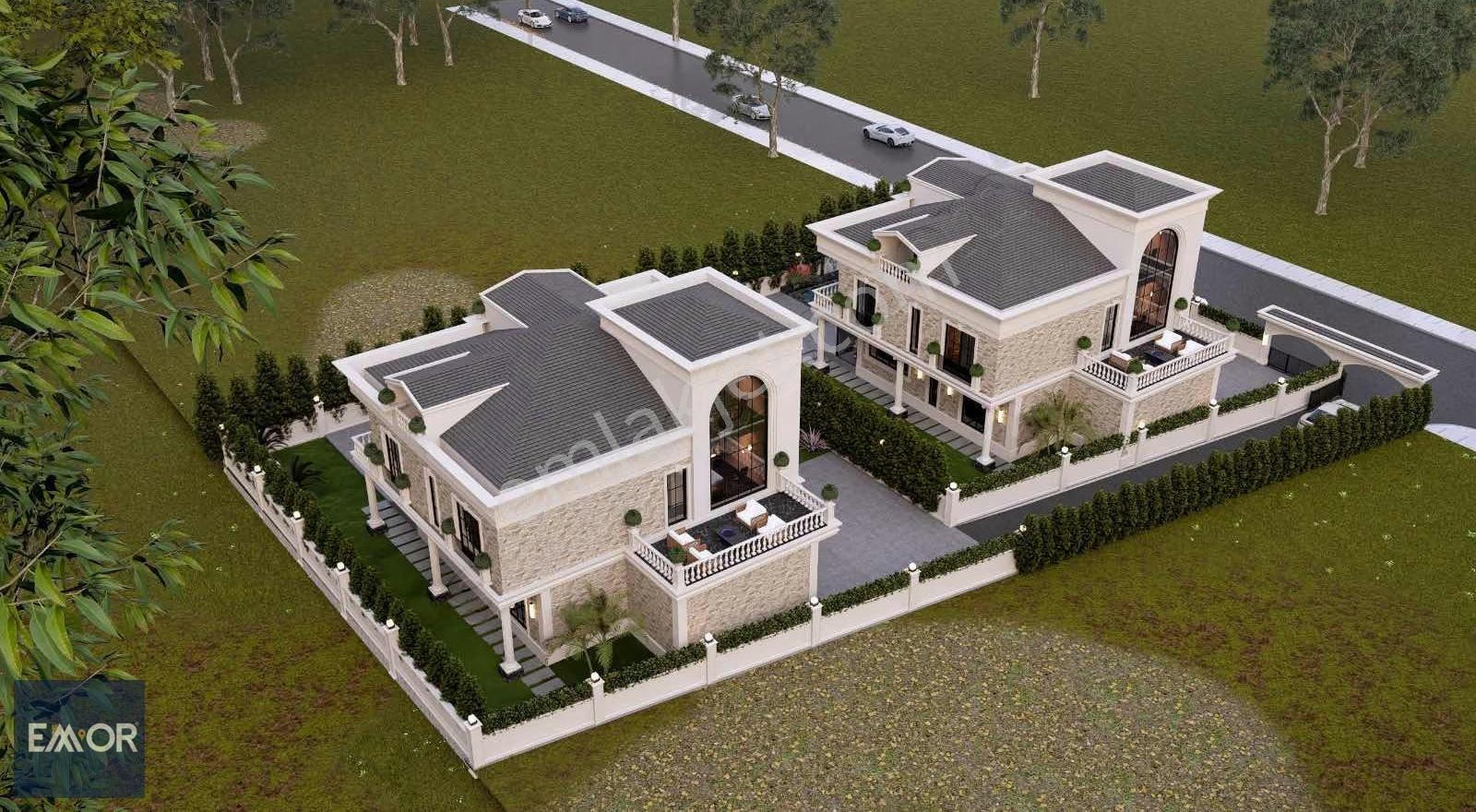 Turnasuyunda Havuzlu Ve Asansörlü Çift Villa Projeli 1253m² Arsa - Görsel 2